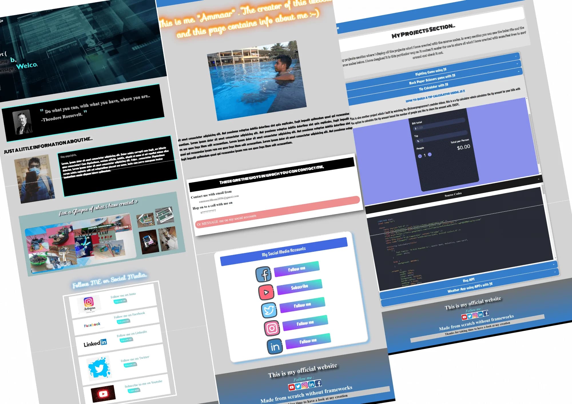 First Portfolio website