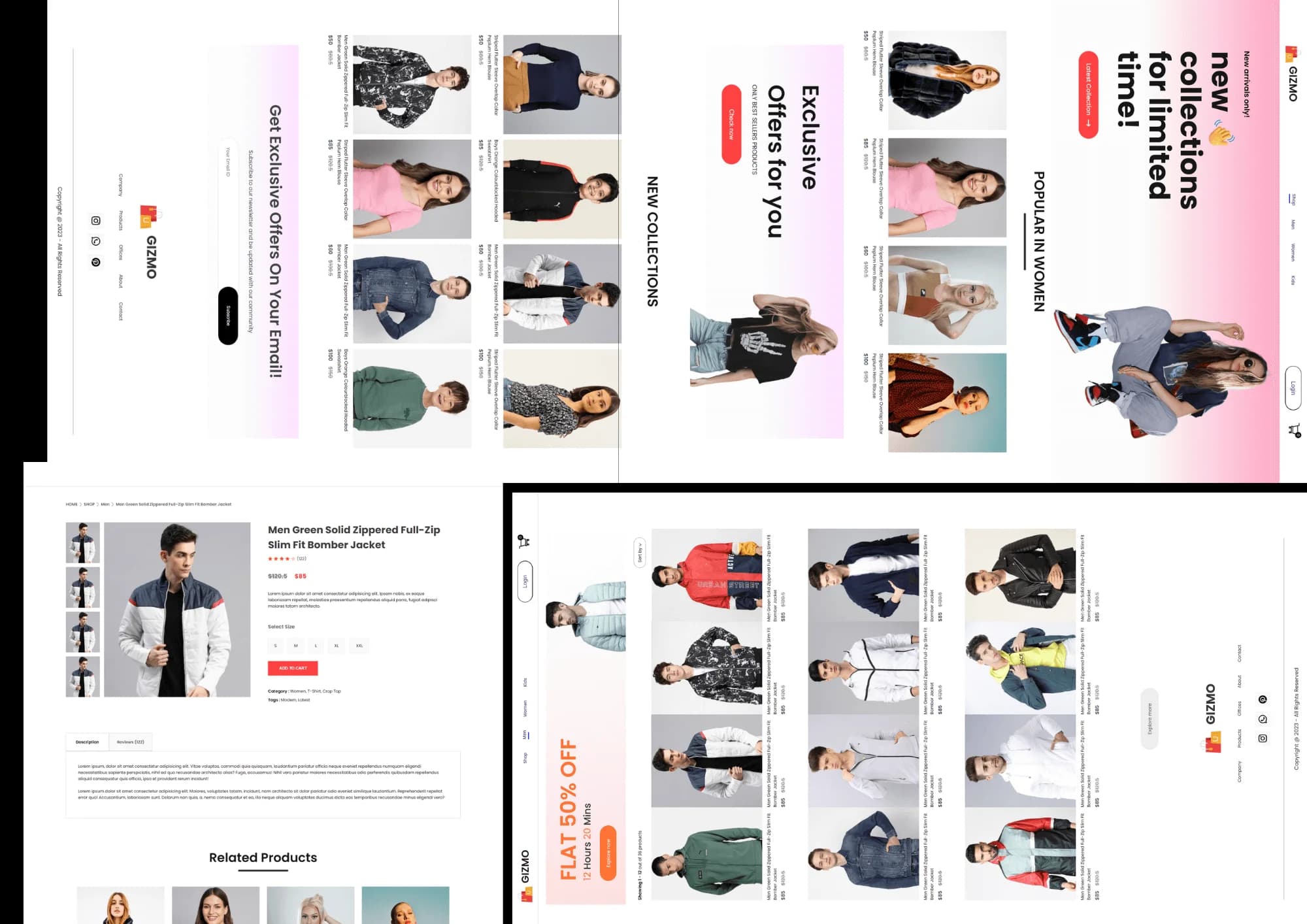 Demo Clothing Store Website