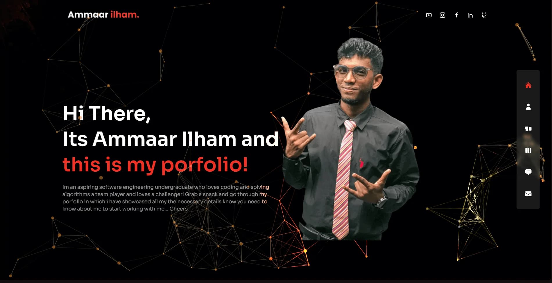 NextJS Portfolio website - Version 01